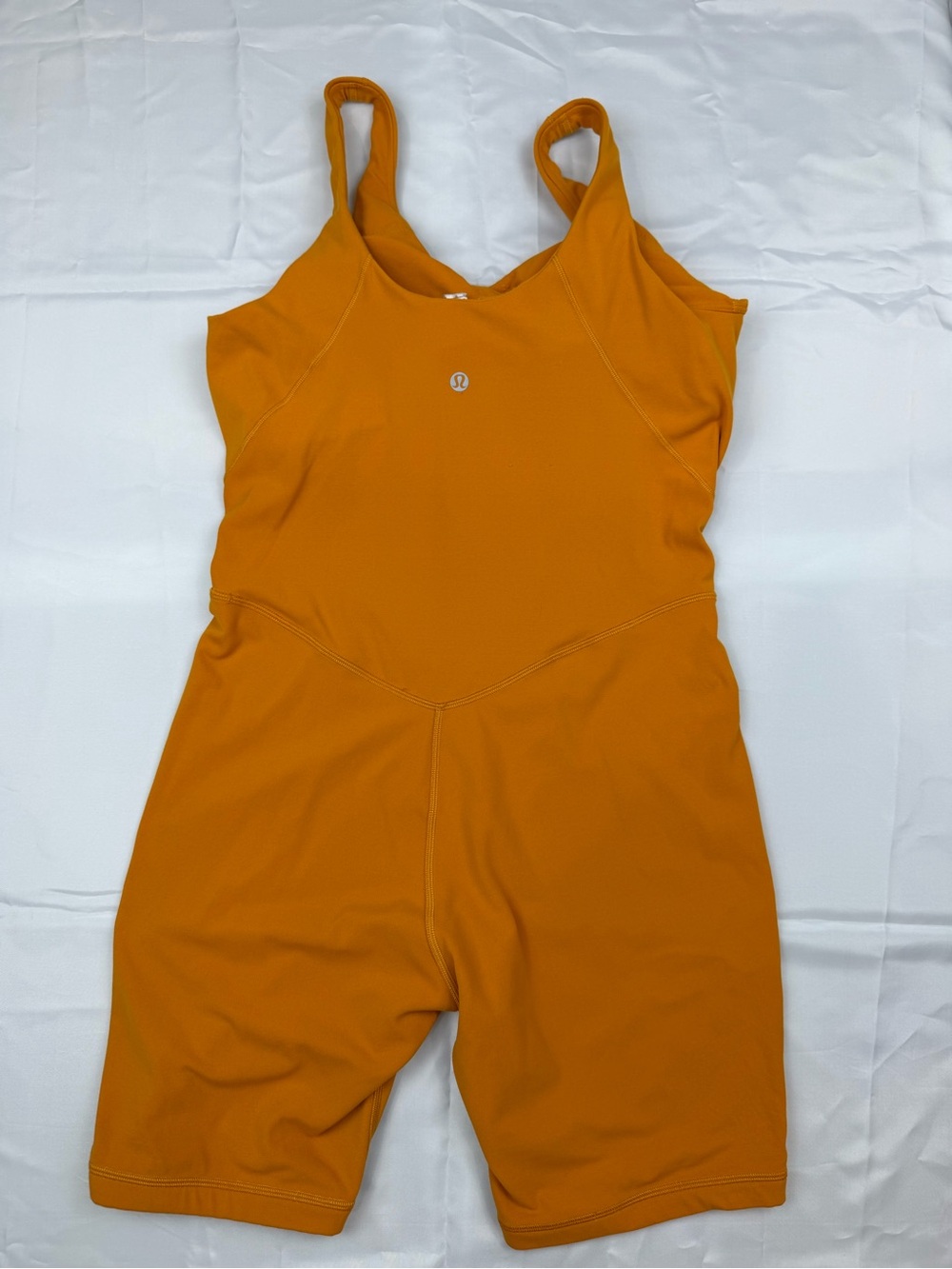 lululemon athletica Women's One-Piece Active Romper in Mustard - Picture 6 of 9
